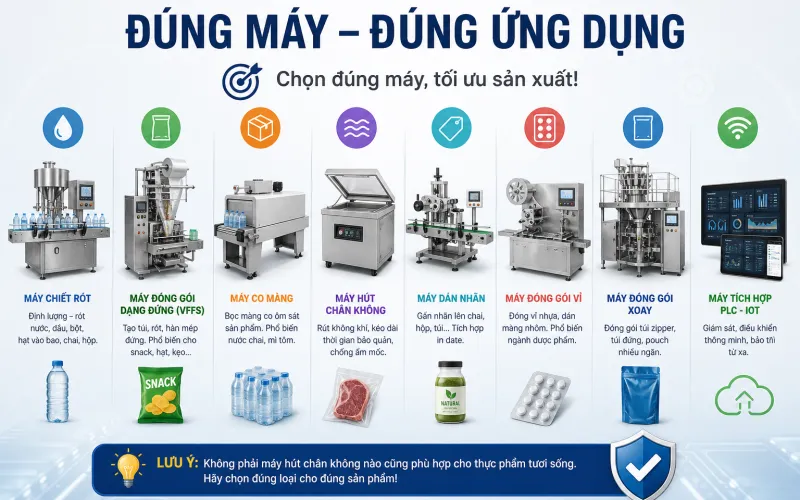 Thuật Ngữ Về Các Loại Máy Đóng Gói Phổ Biến (Form-Fill-Seal, Blister, Vacuum, v.v.)