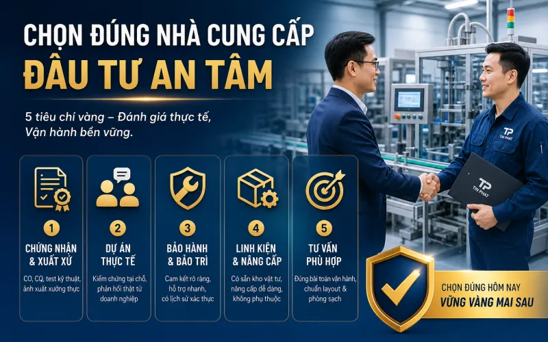 Tiêu Chí Đánh Giá & Lựa Chọn Nhà Cung Cấp Dây Chuyền Đóng Gói Uy Tín Tiêu Chí Đánh Giá & Lựa Chọn Nhà Cung Cấp Dây Chuyền Đóng Gói Uy Tín