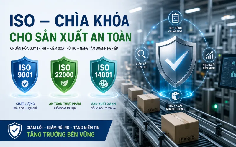 Tiêu Chuẩn ISO Và Ứng Dụng Trong Dây Chuyền Đóng Gói Công Nghiệp Tiêu Chuẩn ISO Và Ứng Dụng Trong Dây Chuyền Đóng Gói Công Nghiệp