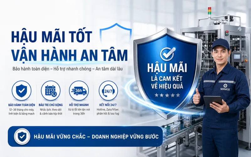 Tổng Quan Dịch Vụ Hậu Mãi Ngành Máy Đóng Gói (Dựa trên dữ liệu nghiệp vụ) Tổng Quan Dịch Vụ Hậu Mãi Ngành Máy Đóng Gói (Dựa trên dữ liệu nghiệp vụ)