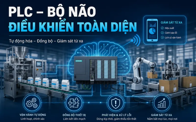 Ứng Dụng PLC Trong Máy Đóng Gói: Sơ Đồ, Nguyên Lý Ứng Dụng PLC Trong Máy Đóng Gói: Sơ Đồ, Nguyên Lý