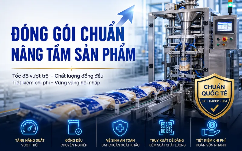 Vai Trò Nền Tảng Của Máy Đóng Gói Trong Dây Chuyền Sản Xuất Công Nghiệp Vai Trò Nền Tảng Của Máy Đóng Gói Trong Dây Chuyền Sản Xuất Công Nghiệp