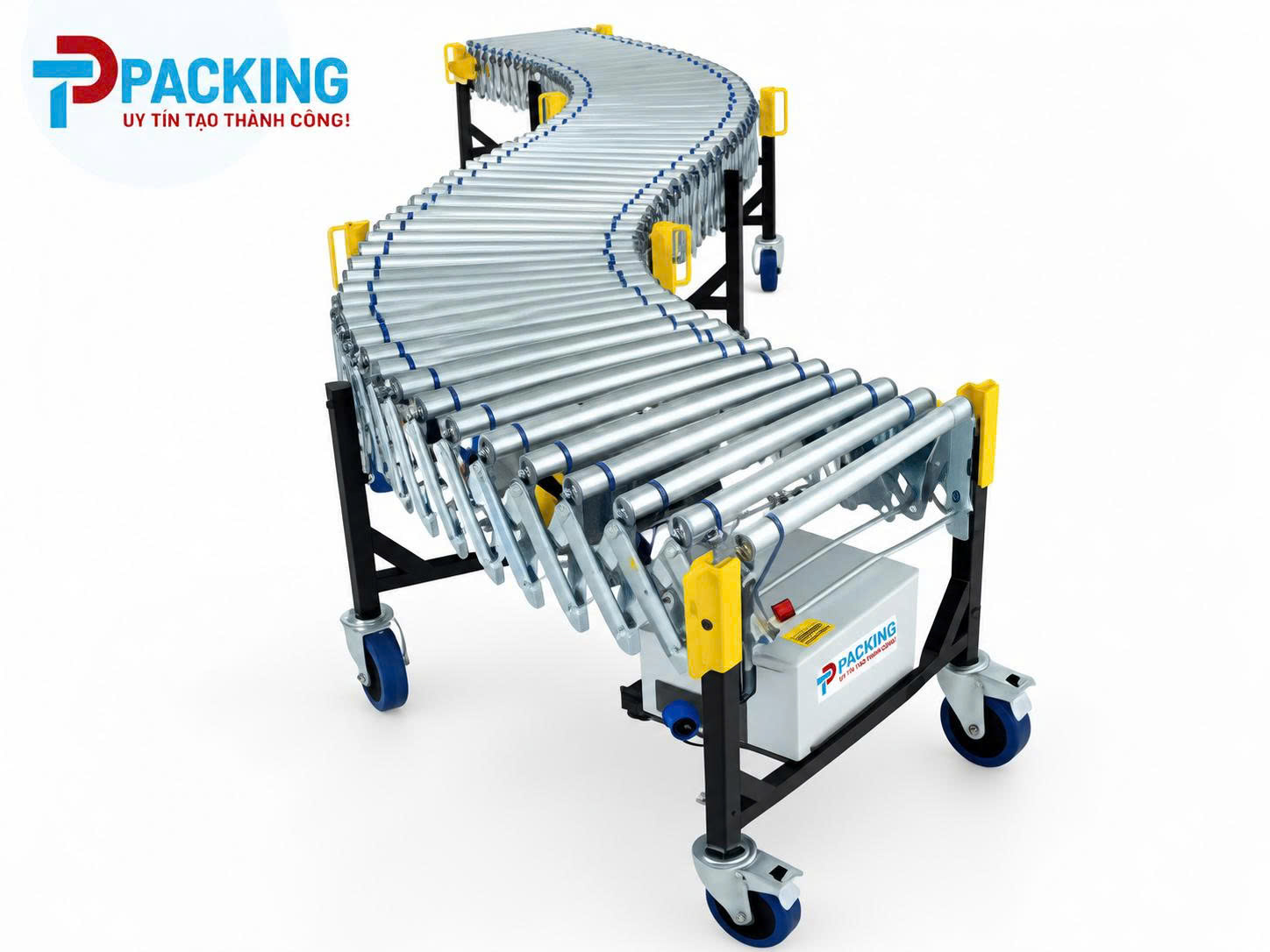 Ứng dụng của băng tải con lăn xếp