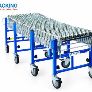 Ưu điểm băng tải con lăn xếp